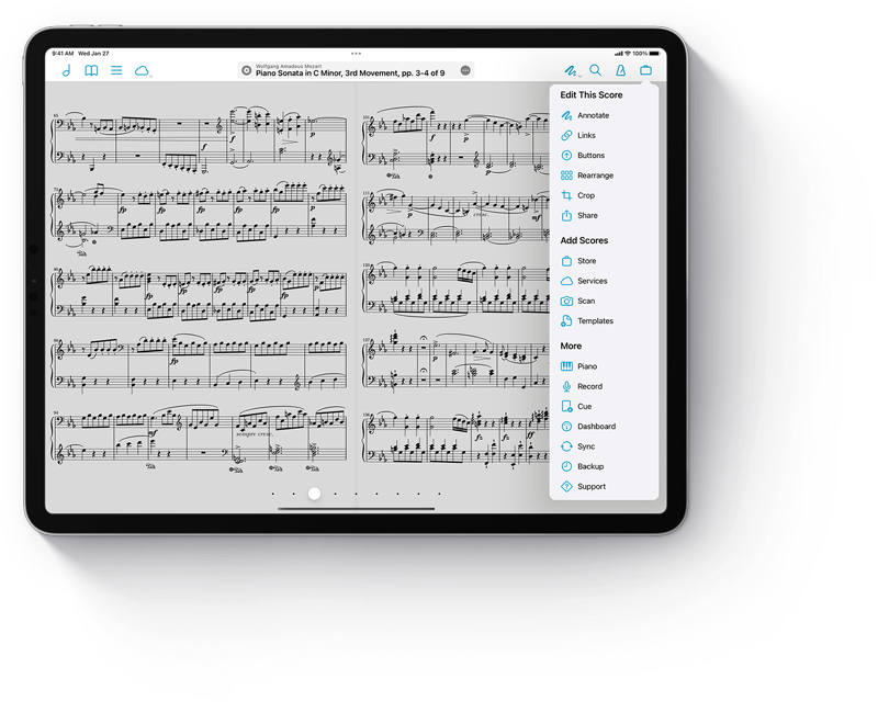 Dorico for iPad and PlayScore 2 - PlayScore